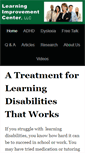 Mobile Screenshot of learningimprovementcenter.com